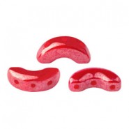 Les perles par Puca® Arcos Perlen Opaque coral red luster 93200/14400